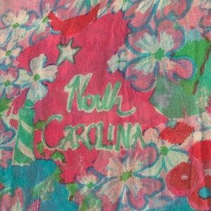 Lily Pulitzer Murfee Scarf: NC print